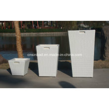 Outdoor Rattan Flower Pots with 3 Pots / SGS (8001)